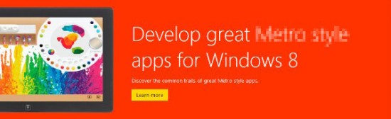 Windows Store tiene prohibido usar el nombre Metro
