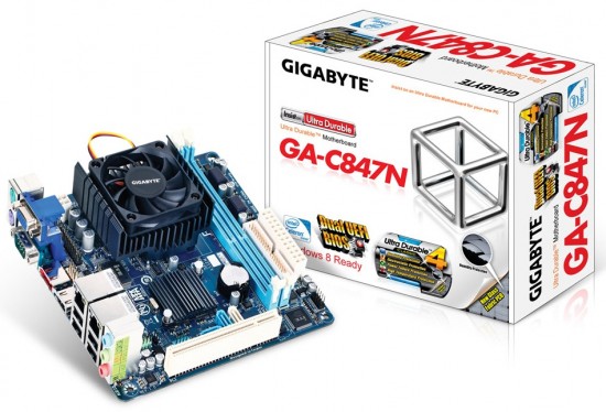 Dos nuevas placas de Gigabyte la GA-C847N y GA-C807N Mini-ITX