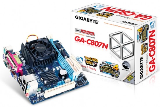 Dos nuevas placas de Gigabyte la GA-C847N y GA-C807N Mini-ITX