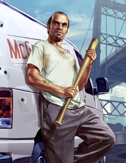 Grand Theft Auto 5 con sus protagonistas 4