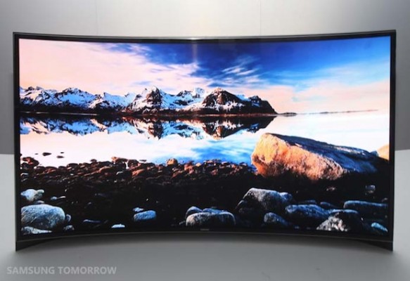Samsung lanza un televisor curvado con tecnología OLED