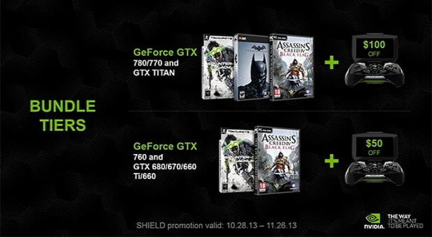Nvidia anuncia su nuevo paquete de juegos para sus GeForce GTX