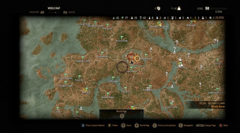 CD Projekt Red revela el mapa del mundo de The Witcher 3 Wild Hunt-2