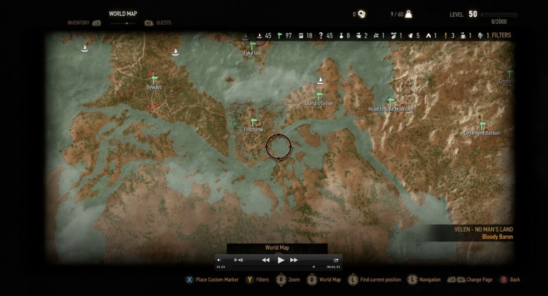 CD Projekt Red revela el mapa del mundo de The Witcher 3 Wild Hunt-3