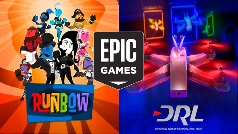 Jarra escaramuza doble The Drone Racing League Simulator y Runbow son los juegos gratis de la  semana en Epic Games Store