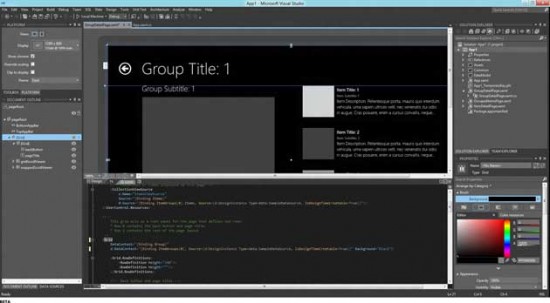 Microsoft muestra la nueva interfaz del Visual Studio 11