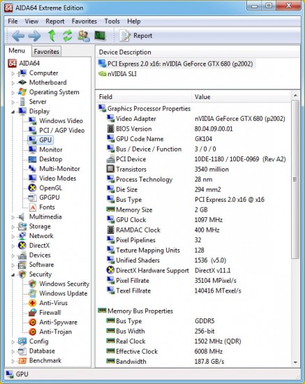 AIDA64 2.60 final con soporte para Windows 8