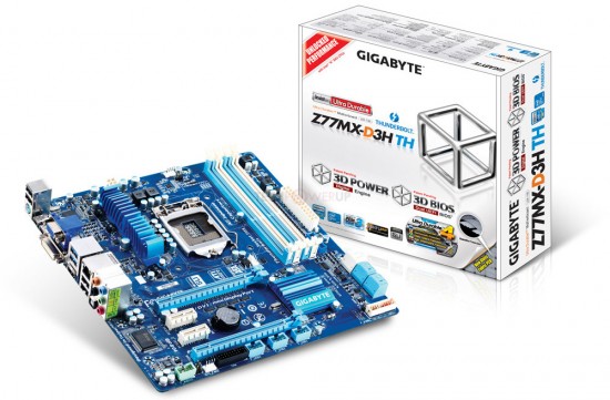 Gigabyte Z77MX-D3H-TH Micro-ATX 