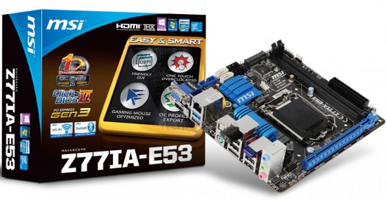 MSI lanza la placa madre Z77IA-E53 Mini-ITX