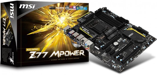 MSI lanza su placa madre Big Bang Z77 MPower 2