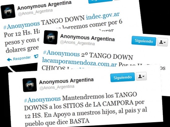 Anonymous ataca el sitio del Indec