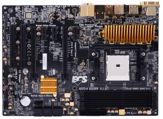 ECS GOLD A85F2-A otra para los AMD Trinity