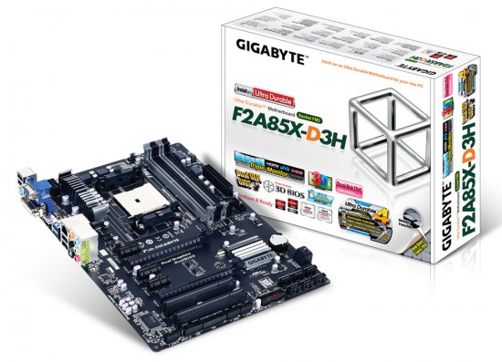 Gigabyte lanza su placa F2A85X-D3H