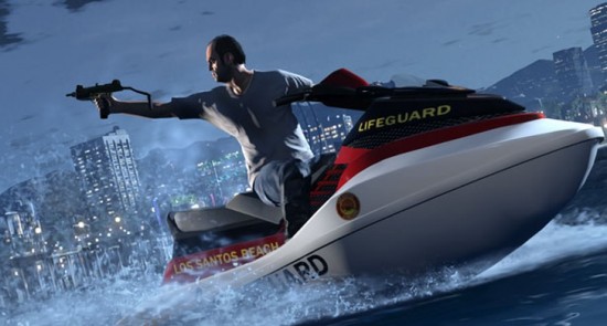 GTA 5 muestra una nueva imagen de un tiroteo en alta mar