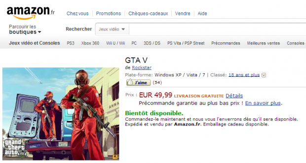 filtrada fecha de de lanzamiento de GTA V