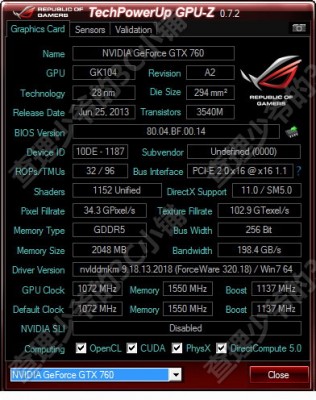 NVIDIA GTX 760 personalizada 2