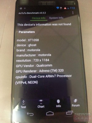 Benchmark del Motorola Moto X 3