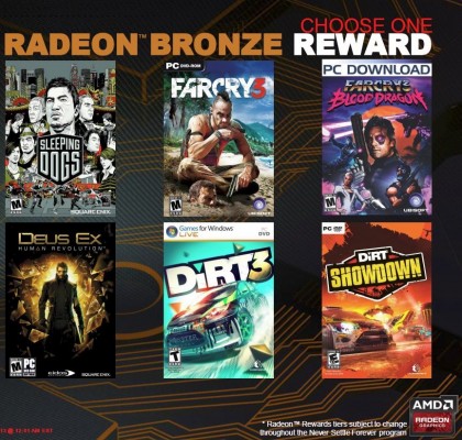 AMD Never Settle Forever Bronze