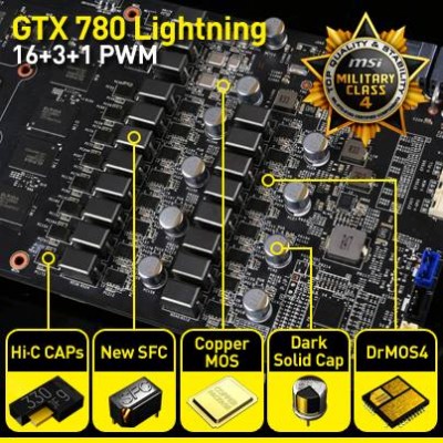 Componentes GTX 780 Lightning
