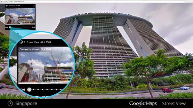 Google Street View introduce función Time Travel