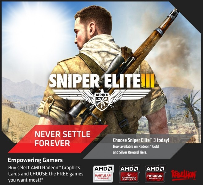 Sniper Elite III llega a AMD Never Settle Forever