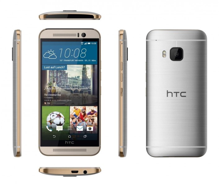 HTC One M9 plateado - 2