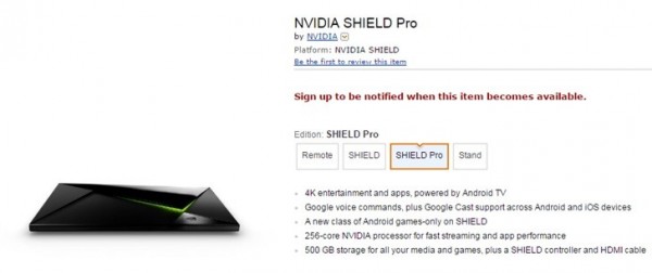 La NVIDIA Shield Pro aparece en Amazon, podría costar $ 299 dolares-2