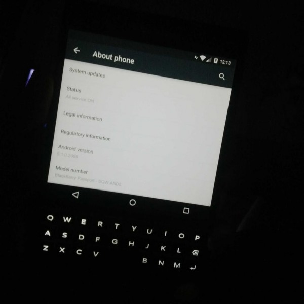 BlackBerry se pasa a Android se vio un Passport con Android 5.1 Lollipop -2