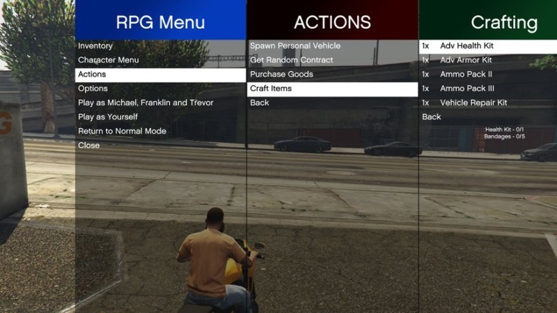 Este MOD convierte a Grand Theft Auto V, en un juego de Rol-4