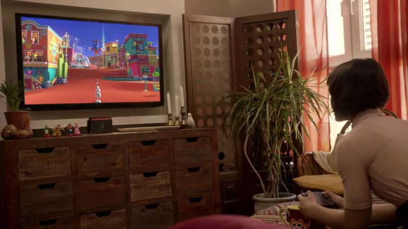 Si, ese es Mario en 3D ejecutando un triple salto, (visto por última vez en Super Mario64)