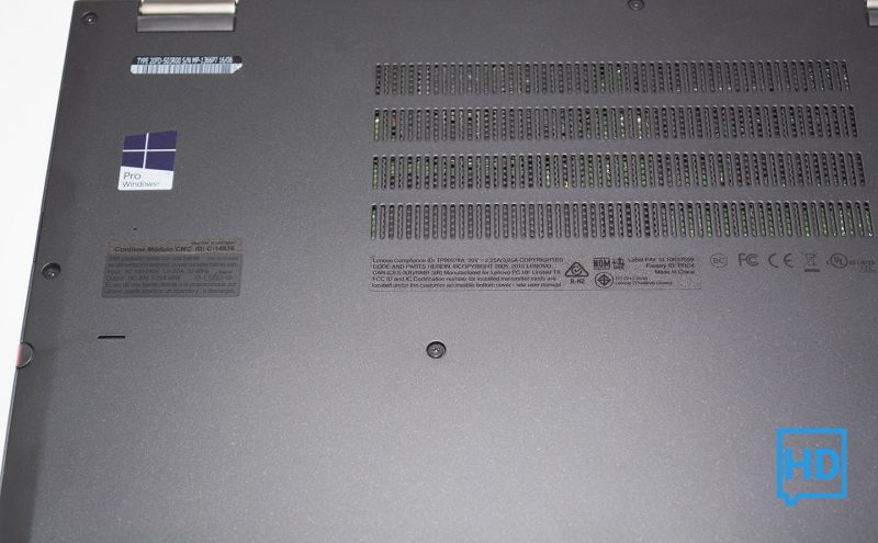 Review Lenovo Yoga 260 back