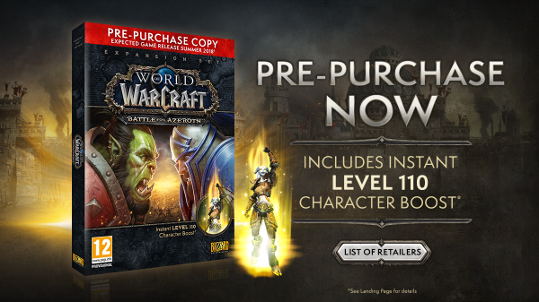 Preparate para Battle for Azeroth, ya se encuentra disponible su pre-compra