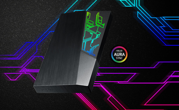 Los nuevos discos rígidos externos FX series con iluminación RGB de Asus.