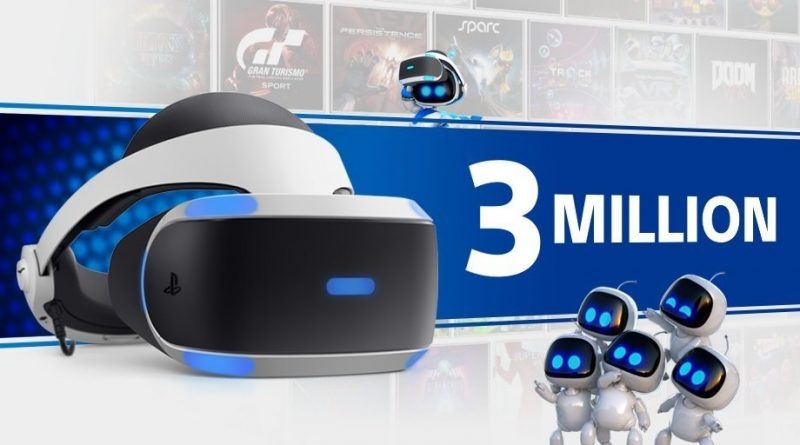 Así anunció Sony la venta de más de 3 millones de PlayStation VR.