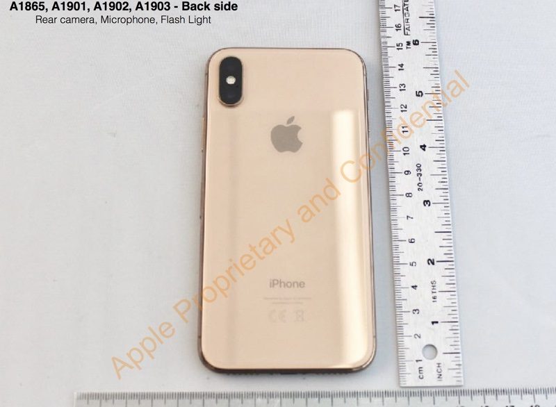 Así se ve el nuevo iPhone Xs en dorado.