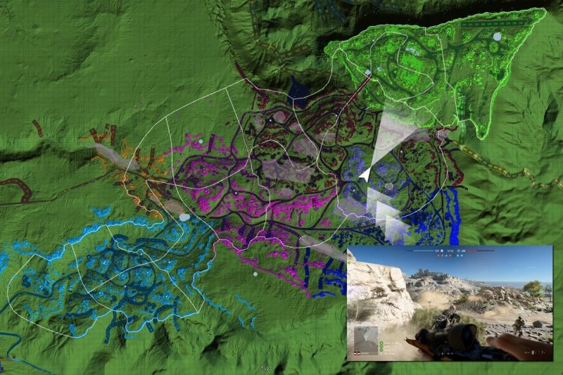 El concepto de Hamada, uno de los próximos mapas de Battlefield V. 