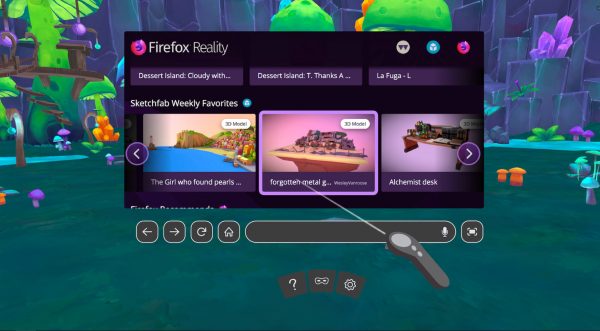 Mozilla lanza Firefox Reality, un navegador web para Realidad Virtual