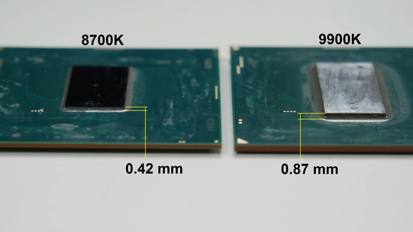 Dictadura grabadora entrega a domicilio La soldadura de los nuevos Intel Core no parece ser tan buena noticia