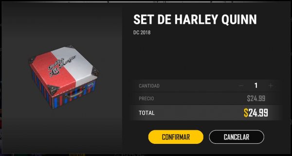 La skin de Harley Quinn de PUBG cuesta ¡25 dolares!