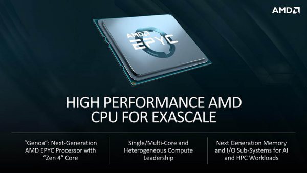 Los procesadores AMD EPYC "Genoa" basados en Zen 4 serán el corazón de "El Capitan".