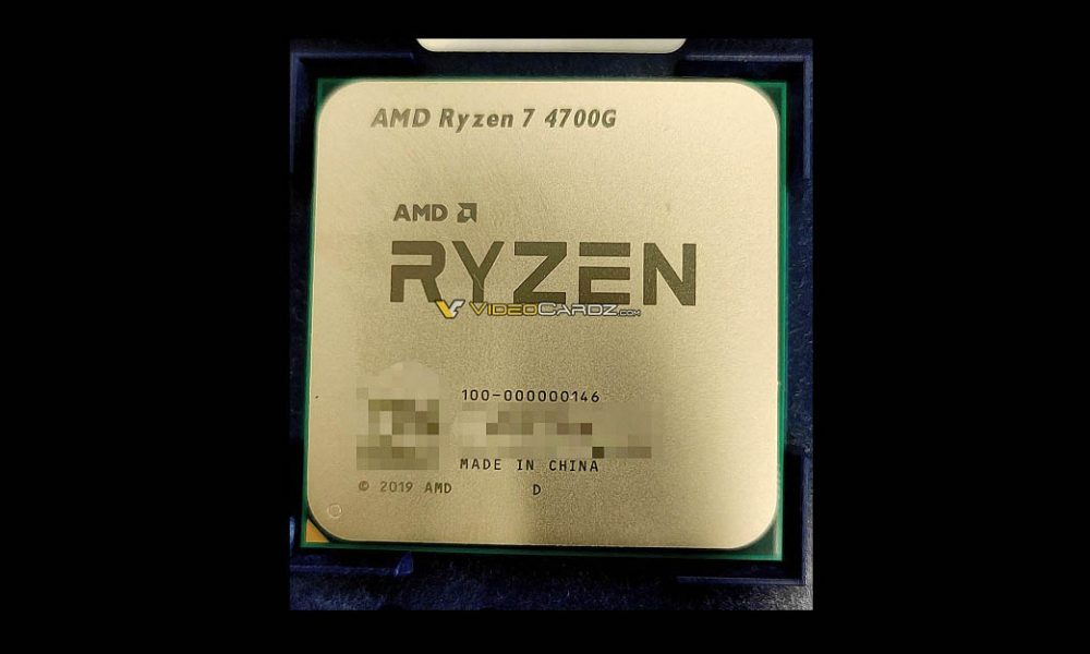 AMD Ryzen 7 4700G fotografiado: Los nuevos APUs de 8 núcleos están a la ...