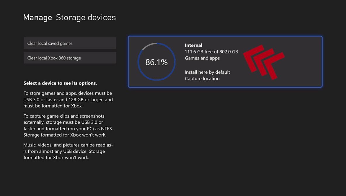 La Xbox Series X usa 800 de SSD para juegos, el 20% está reservado para el Sistema Operativo