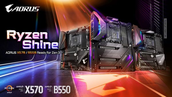 Gigabyte lanza bios con soporte a Ryzen 5000 para sus placas madre X470 y B450