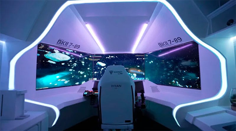 Este hombre construyó una sala de juegos de U$S30,000 inspirada en una nave espacial Star Citizen