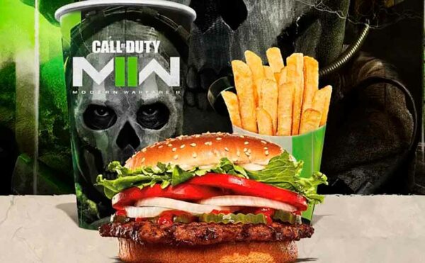Burger King regala una skin de Call of Duty Modern Warfare 2 si pedís el Combo Call of Duty Whopper