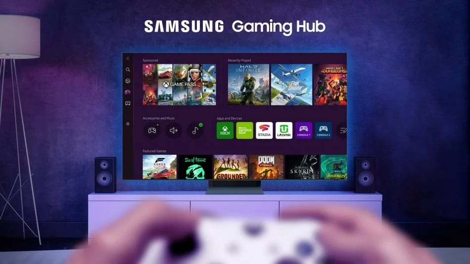 Samsung Gaming Hub está implementando el acceso de Game Pass a los televisores 2021