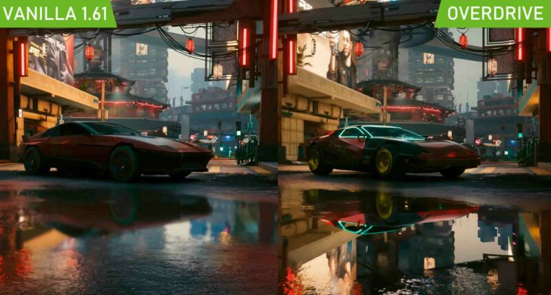 Crean un mod que mejora el rendimiento del modo Overdrive en Cyberpunk 2077