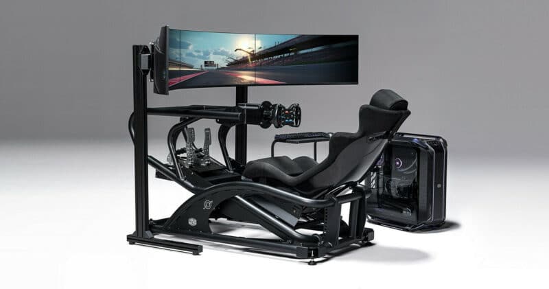 Cooler Master lanza el cockpit Dyn X para simuladores de Carrera o Vuelo