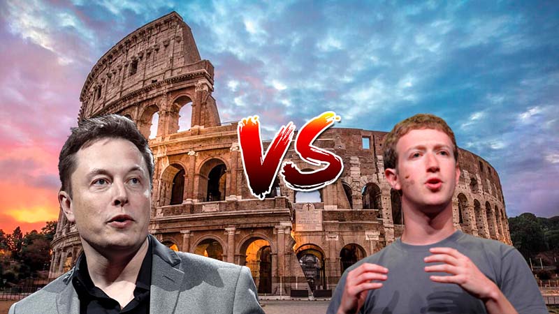 La gran pelea entre Mark Zuckerberg y Elon Musk se realizaría en el Coliseo romano