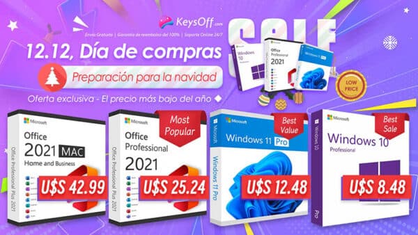 Ofertas del 12.12 en Keysoff: Cerrá el año con los precios más bajos en licencias de Microsoft